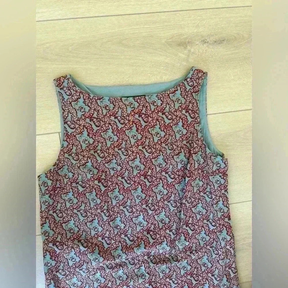 Ralph Lauren petite sleeveless pattern colorful dress 10p like new condition - Picture 5 of 8